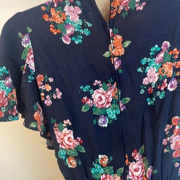 Band of gypsies floral one-piece flowing women's jumper - Picture 9 of 11